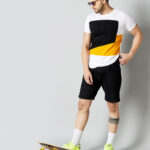 Multi Colored White Tee (Code:MNM102)