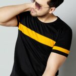 Black Panel Tee (Code: MNM108)
