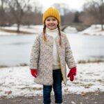 Girls Quilted Shawl (Code:GDS139)