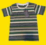 Green Stripes T-Shirt (Code: KDS125) - Image 2
