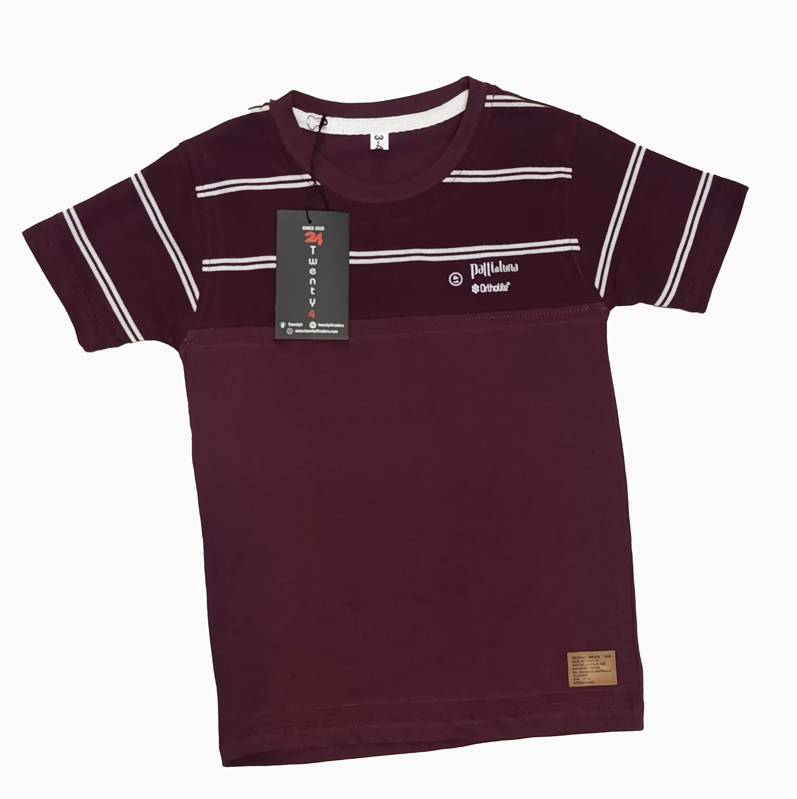Maroon Pique T-Shirt (Code: KDS124)
