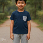 Henley Pocket Nicker Suit (Code: KDS2413)