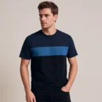The Blue Panel T-Shirt (Code: MNM136)