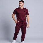 Maroon Interlock Polyester Tracksuit (Code: MNT110)