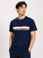 The Navy Blue Brown Panel (Code: MNM138)