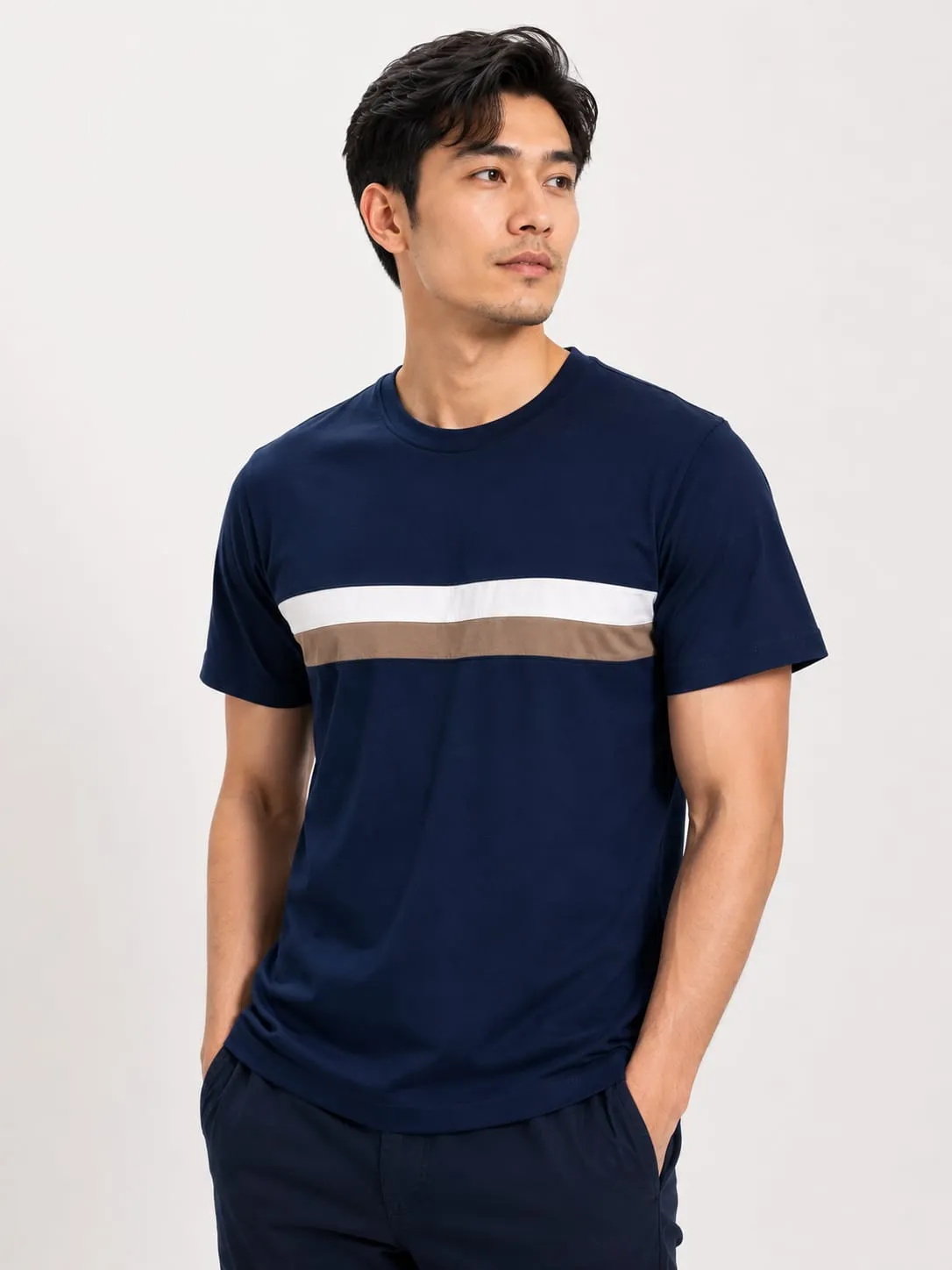 WhatsApp Image 2026-08-09 at 4.49.03 PM The Navy Blue Brown Panel (Code: MNM138) - Image 1