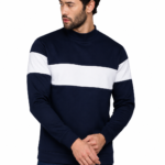 Mock Neck Sweat Navy