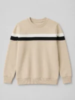 Premium Casual Striped Sweatshirt - Image 2
