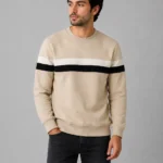 Premium Casual Striped Sweatshirt