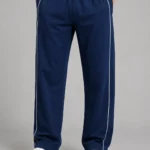 Cozy Jersey Cotton Trousers (navy blue)