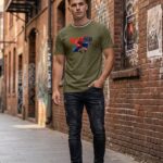 Fashionable Men's Printed T-Shirt / Spider man