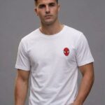 White Minimal Spider Logo Tee(MST-001)