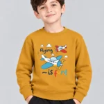 Kids’ Flying Is Fun Sweatshirt (CODE:KSS036)