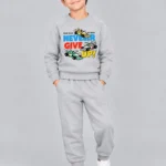 Kids “Never Give Up” Tracksuit (CODE:BTS017)