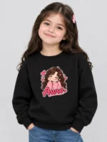 Little Girl's 'Aww' Sweatshirt (CODE:GSS016)