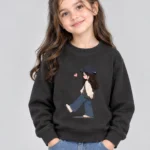 Kids' Cute Cartoon Girl Sweatshirt (CODE:GSS006)