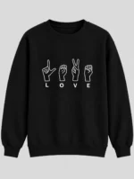 Girls’ love Sweatshirt (CODE:GSS025) - Image 2
