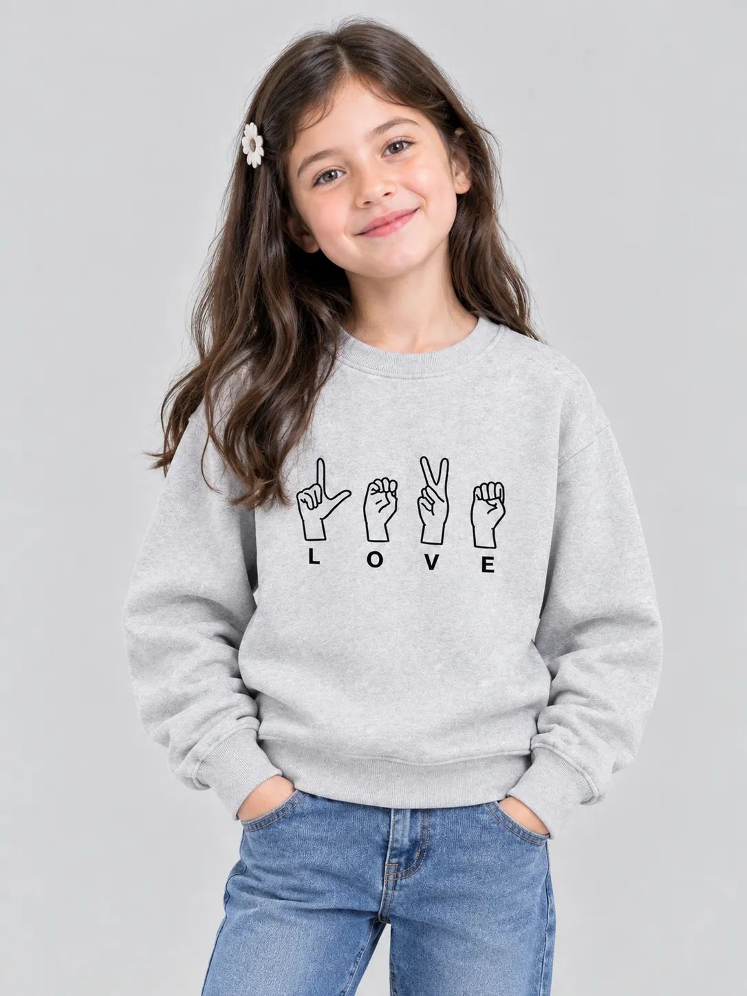 ChatGPT Image Sep 14, 2026, 04_18_35 PM Girls’ love Sweatshirt (CODE:GSS024) - Image 1