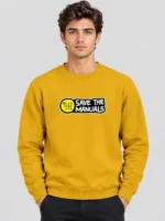 Men’s “Save the Manuals” Sweatshirt (CODE:MSS-015)