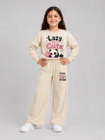Premium Girls’ Tracksuit (Panda-Skin)