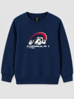 Kids’ Navy Blue Formula 1 Sweatshirt (CODE:KSS003) - Image 2