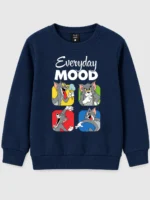 Kids’ navy blue Tom Sweet Shirt (CODE:KSS005) - Image 2
