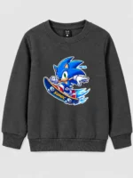 Kids’ Charcoal Sonic Sweatshirt (CODE:KSS011) - Image 2