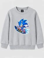 Kids’ Grey Sonic Sweatshirt (CODE:KSS001) - Image 2