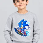 Kids’ Grey Sonic Sweatshirt (CODE:KSS001)