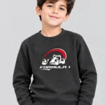 Kids’ charcoal Formula 1 Sweatshirt (CODE:KSS006)