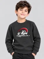 Kids’ charcoal Formula 1 Sweatshirt (CODE:KSS006)