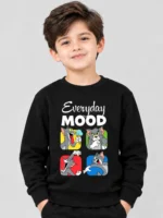 Kids’ black Tom Sweet Shirt (CODE:KSS008)