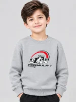 Kids’ grey Formula 1 Sweatshirt (CODE:KSS010)
