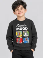 Kids’ Charcoal Tom Sweet Shirt (CODE:KSS017)