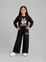 Premium Girls’ Tracksuit (Minnie-Black)