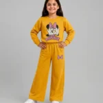 Premium Girls’ Tracksuit (Minnie-Yellow)