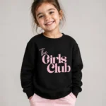 Girls sweat shirt (the girls club-black)