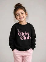 Girls sweat shirt (the girls club-black)