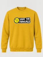 Men’s “Save the Manuals” Sweatshirt (CODE:MSS-015) - Image 2