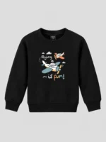 Kids’ Flying Is Fun Sweatshirt (CODE:KSS028) - Image 2