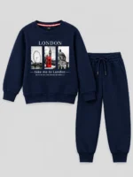 Kids’ London Tracksuit Set (CODE:BTS029) - Image 2