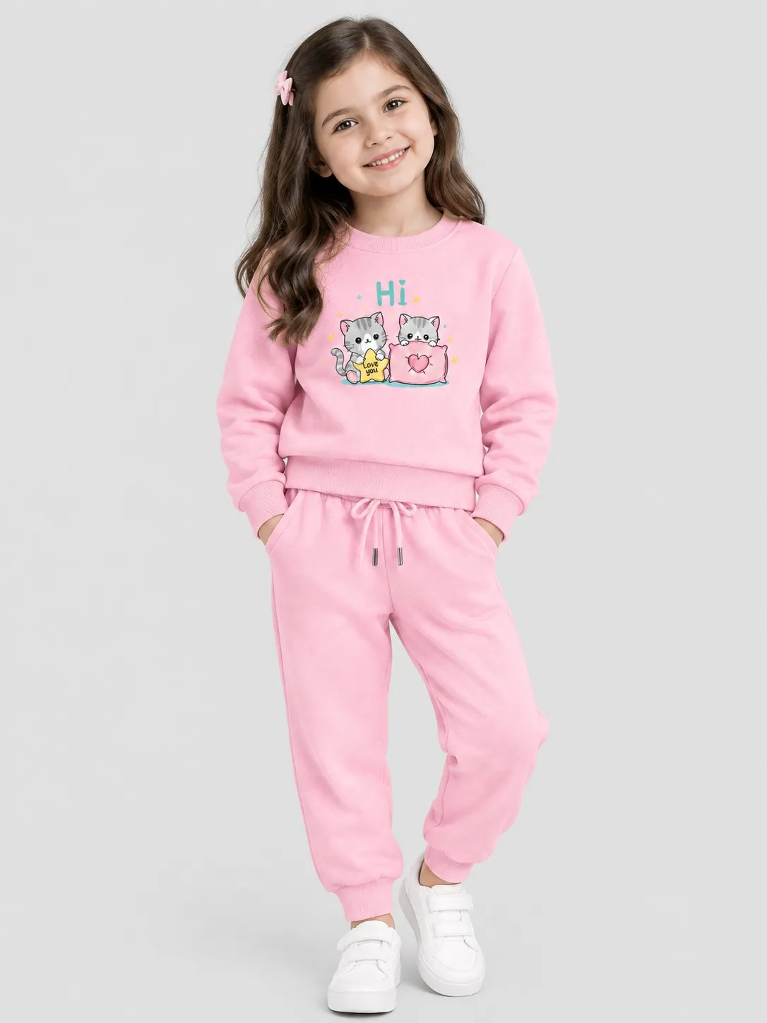 be7205d6-459b-4724-bb7c-0c02a64bacce Kids’ Cute Cat Tracksuit (CODE:GTS024) - Image 1