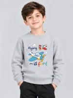 Kids’ Flying Is Fun Sweatshirt (CODE:KSS029)