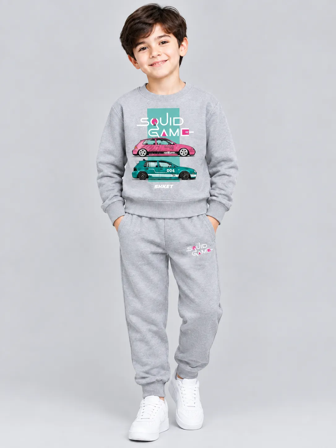 f0b6032d-37d5-4869-945a-3070517986cc Kids’ Squid Game Tracksuit Set (CODE:BTS040) - Image 1