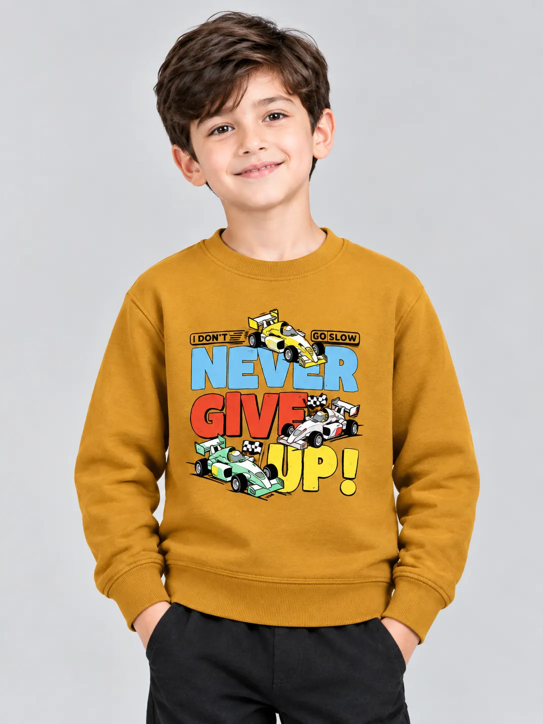f504bd10-6b13-4a39-968a-a8e8a3a5c1fb Kids’ Racing Car Sweatshirt (CODE:KSS037) - Image 1