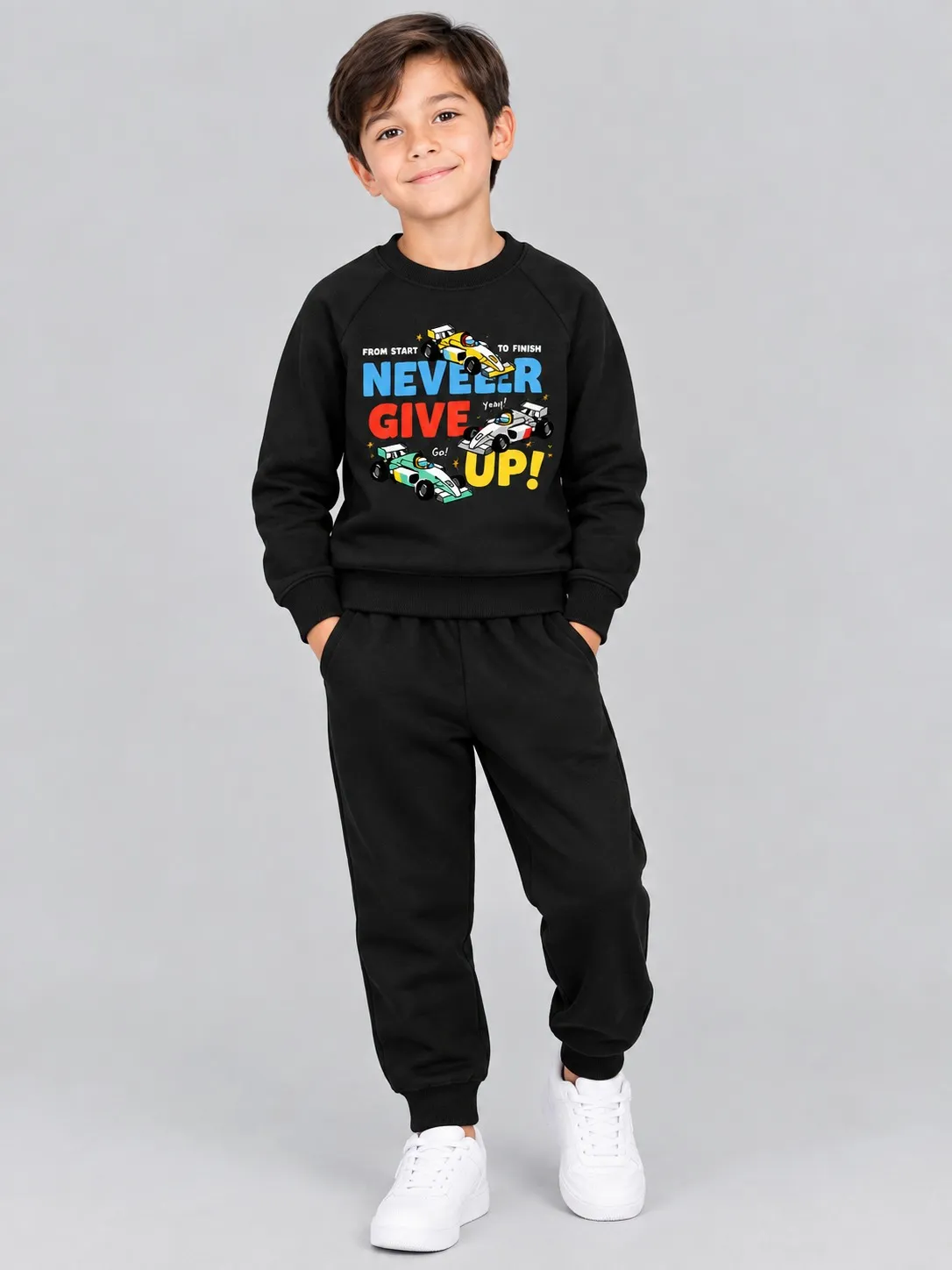 fa0d4025-0d57-4c4d-9d73-3814d052fe75 Kids “Never Give Up” Tracksuit (CODE:BTS015) - Image 1