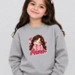 Little Girl's 'Aww' Sweatshirt (CODE:GSS019)