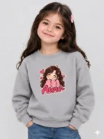 Little Girl's 'Aww' Sweatshirt (CODE:GSS019)