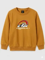 Kids’ mustard Formula 1 Sweatshirt (CODE:KSS022) - Image 2