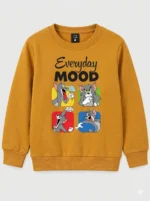 Kids’ mustard Tom Sweet Shirt (CODE:KSS023) - Image 2